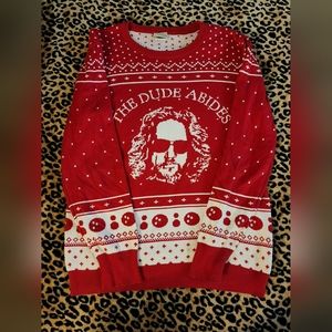 The Dude Abides Ugly Christmas Sweater